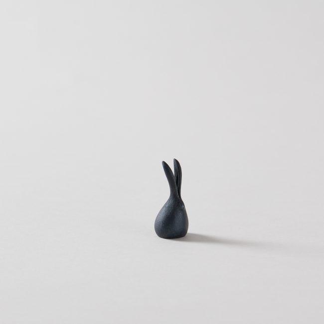 Miniature Bronze Rabbit Statuary
