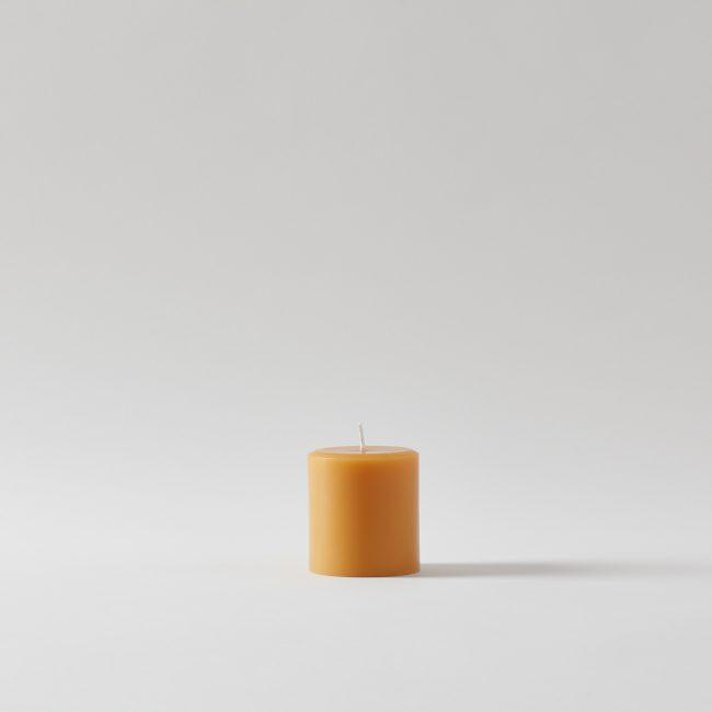 Round Pillar Beeswax Candle