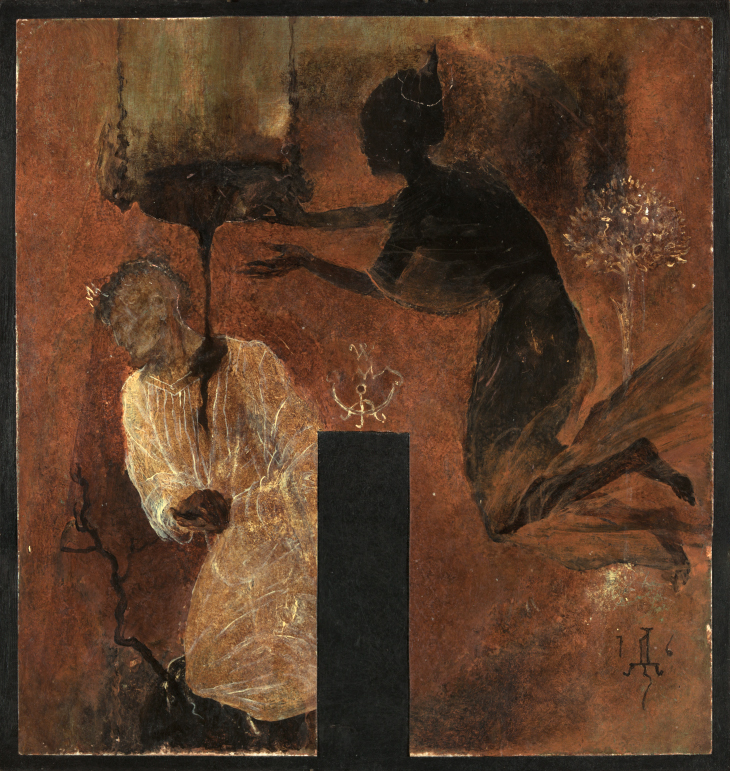 painting of Between Two Worlds by Denis Forkas