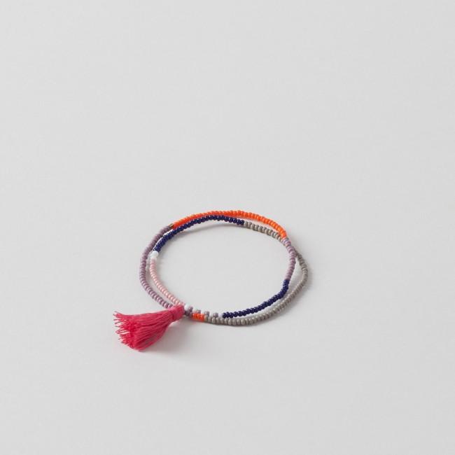 Sidai Designs Elastic Tassel Wrap Bracelet