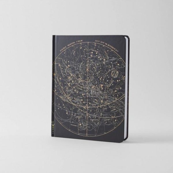 Astronomy Star Chart Hardcover Journal