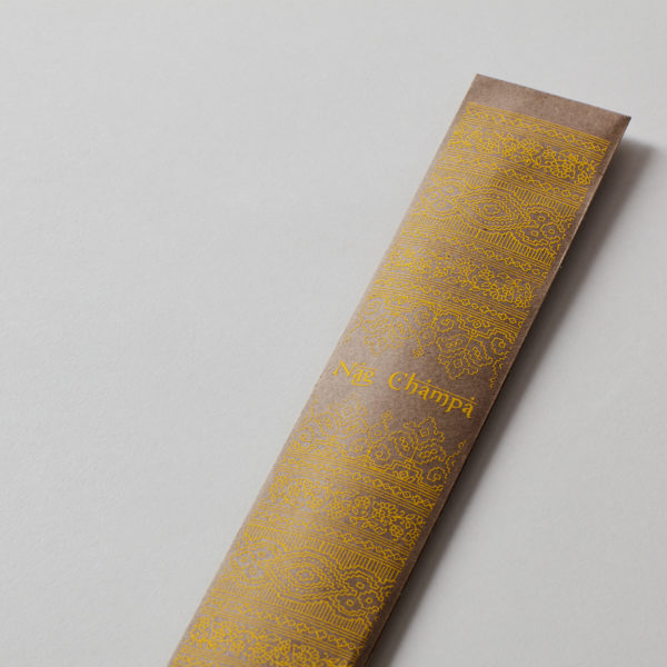 close up of package of incense